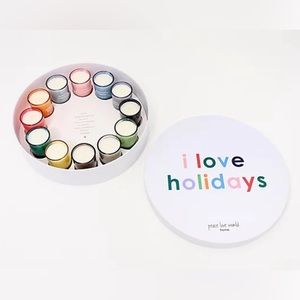 Peace Love World 12  Votive Gift Set
